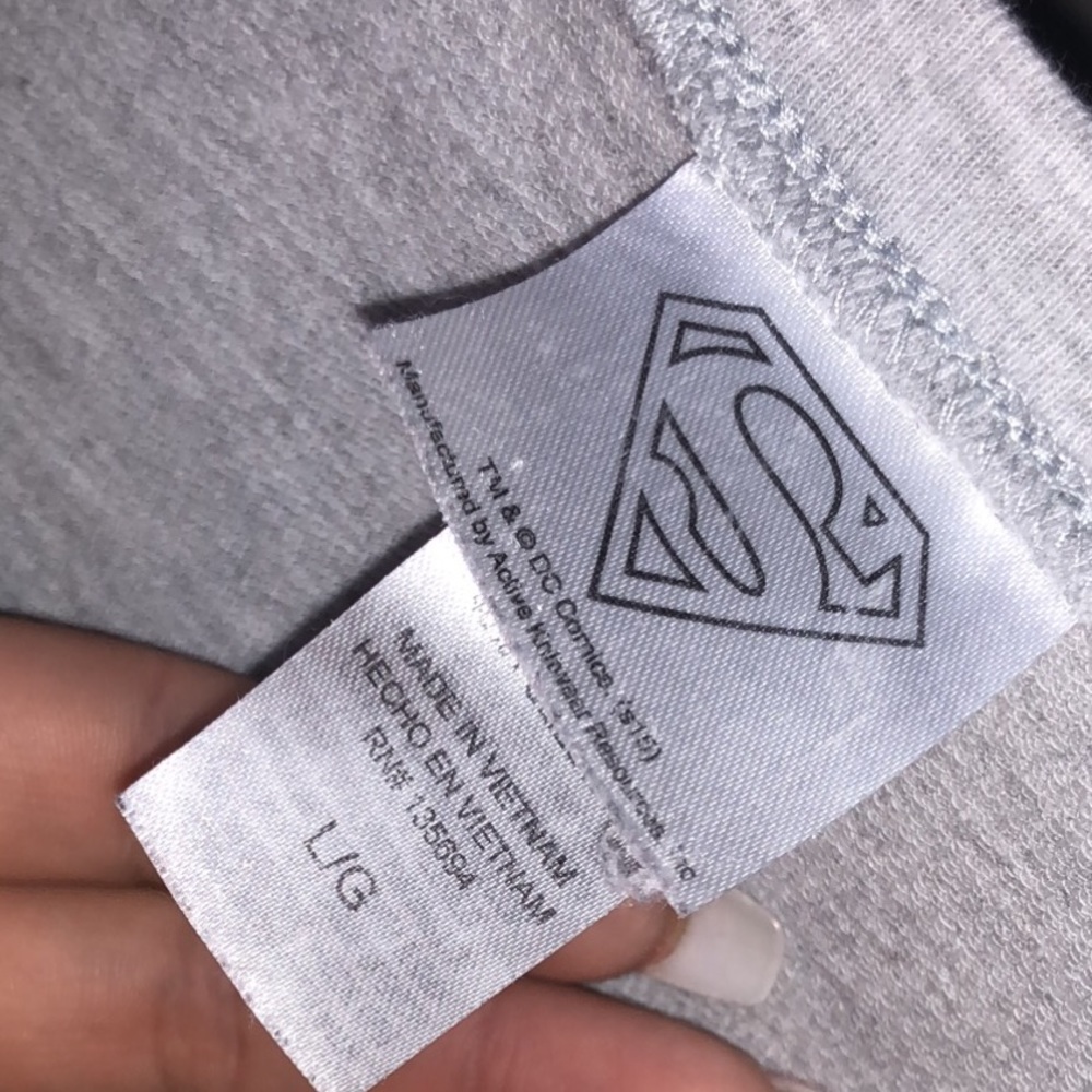 A super man sweat shirt
